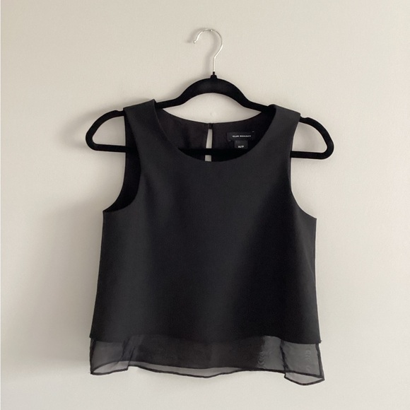 Club Monaco Layered Wool-Blend Tank Top, Size XS - Picture 2 of 8